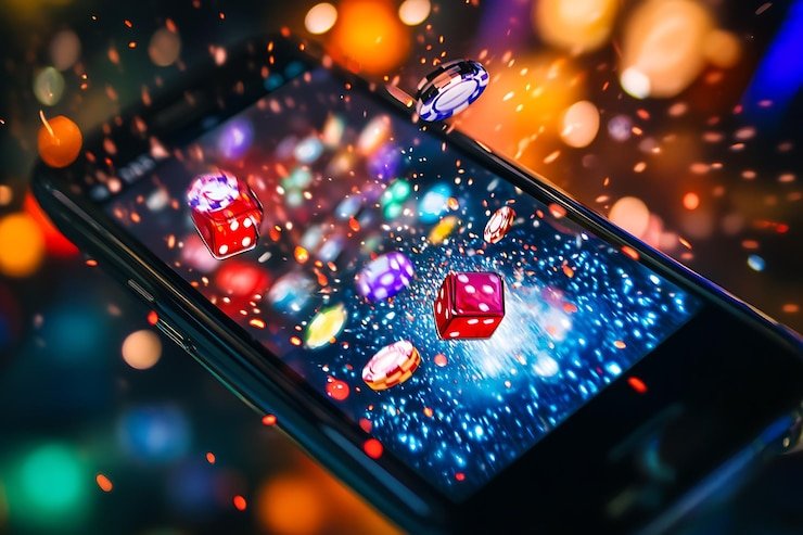 Interface betting baccarat di aplikasi waktogel.
